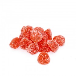 Bote pequeño Gominolas Berries Frambuesa. Chuches hechas de fruta 100% natural. Wonkandy