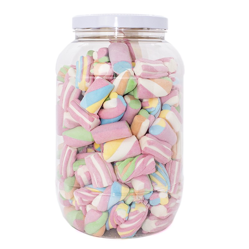 Gallon Tutti Frutti vintage Marshmallows. candies vanilla