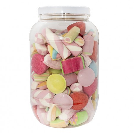 Gallon Assorted Marshmallows and UFOs pica pica. Candies various flavors