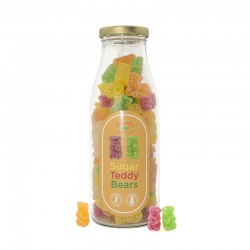 Sugar Bears Glass Bottle