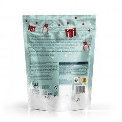 Doypack 250g Nubes de azúcar snowflake. Chuches Marshmallow sabor vainilla Wonkandy. Feliz Navidad golosinas